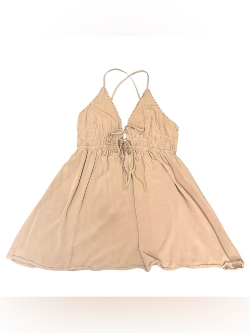 Wild Fable Beige Mini Dress